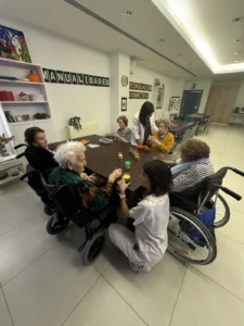 residentes en el taller